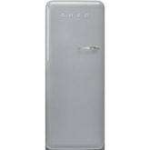 Smeg FAB28LSV5 Silver, 60cm 50s Style Left Hand Hinge Fridge with Icebox Silver