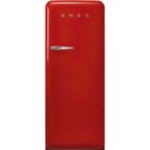 Smeg FAB28RRD5UK red, 60cm 50s Style Right Hand Hinge Fridge with Icebox Red
