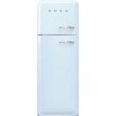 Smeg FAB30LPB5UK Pastel Blue, 60cm 50s Style Left Hand Hinge Freezer over Fridge