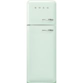 Smeg FAB30LPG5UK Pastel Green, 60cm 50s Style Left Hand Hinge Freezer over Fridge