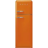 Smeg FAB30ROR5 Orange, 60cm 50s Style Right Hand Hinge Freezer over Fridge [Copy]