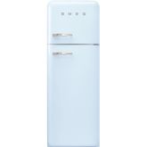 Smeg FAB30RPB5UK Pastel Blue, 60cm 50s Style Right Hand Hinge Freezer over Fridge