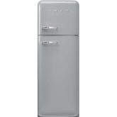 Smeg FAB30RSV5 Silver, 60cm 50s Style Right Hand Hinge Freezer over Fridge