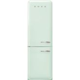 Smeg FAB32LPG5UK pastel blue, 60cm 50s Style Left Hand Hinge Fridge over Freezer Pastel