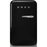 Smeg FAB5LBL5 Black, 40cm Small 50s Style Left Hand Hinged Minibar Black
