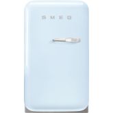 Smeg FAB5LPB5 pastel blue, 40cm 50s Style Small Left Hand Hinge Minibar Pastel Blue