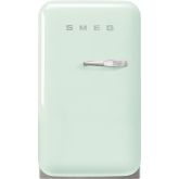 Smeg FAB5LPG5 , Pastel Green Small 50s Style Left Hand Hinged Minibar