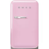 Smeg FAB5RPK5 pink, 40cm 50s Style Small Right Hand Hinge Minibar Pink