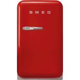 Smeg FAB5RRD5 red, 40cm 50s Style Small Right Hand Hinge Minibar Red