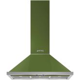 Smeg KPF9OG Olive Green, 90cm Portofino Chimney Hood