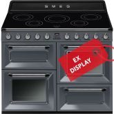 Smeg TR4110IGR Slate Grey, 110cm Victoria Electric Range Cooker Slate Grey