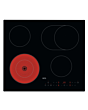 AEG HRX64360CB 59cm Ceramic Hob - Black
