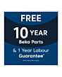 Beko BMN3WT3821W  8kg 1200 Spin RecycledTub Washing Machine - White