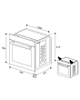 Beko CIMY91X AeroPerfect CIMY91X 60cm Built In Single Multi - function Oven - Stainless Steel