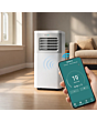 EcoAir APOLLO 10K White, 10,000 Btu, Window Kit, Remote Control, Smart Wi-Fi Connectivity, Cooling, 