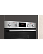 Neff U1GCC0AN0B 59.4cm Built In Electric Double Oven - Black & Steel