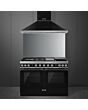Smeg CPF120IGMPBL black, 120cm Portofino Dual Fuel Range Cooker Black