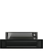Smeg CPR915N black, 15cm Height Victoria Warming Drawer Black
