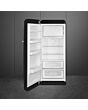 Smeg FAB28LBL5UK black, 60cm 50s Style Left Hand Hinge Fridge with Icebox Black
