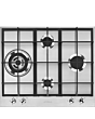 Smeg PX364L 60cm Gas Hob - Stainless Steel