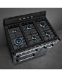 Smeg TR93GR Slate Grey, 90cm Victoria Dual Fuel Range Cooker Slate Grey