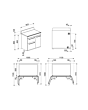 Smeg TR93GR Slate Grey, 90cm Victoria Dual Fuel Range Cooker Slate Grey