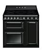 Smeg TR93IBL2 black, 90cm Victoria Electric Range Cooker Black