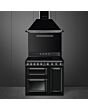 Smeg TR93IBL2 black, 90cm Victoria Electric Range Cooker Black