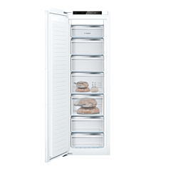 Bosch GIN81VEE0G 55.8cm Built In Total No Frost Freezer - White
