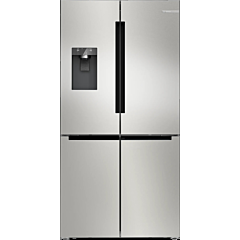 Bosch KFD96APEA 90.5cm Plumbed No Frost American Fridge Freezer - Stainless Steel