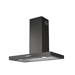 Fratelli 700310 Matt Black, CAPRI - 900mm Matt Black Chimney Hood