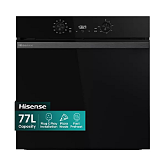Hisense BI622ABPGUK Built-In Electric Steam Oven Jet Black