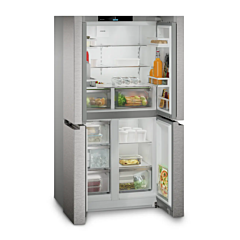 Liebherr MSDD9012 Steel Door, 4 Door Cross, EasyFresh, EasyTwist-Ice, NoFrost, VarioTempZone, 4 Free
