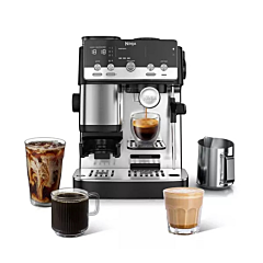 Ninja ES301UK Luxe MINI Espresso Machine Black Silver