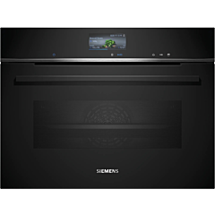 Siemens CS736G1B1 65cm Built-in compact oven with steam function - Black