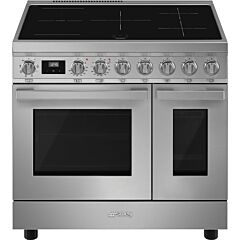 Smeg CPF92IMX Stainless Steel, 90cm Portofino Electric Range Cooker