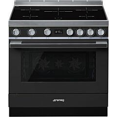 Smeg CPF9IPAN Antricite, 90cm Portofino Electric Range Cooker Anthracite