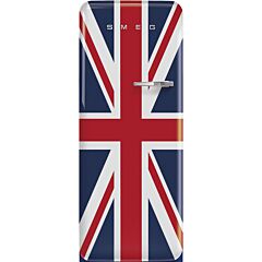 Smeg FAB28LDUJ5 Union Jack, 60cm 50s Style Left Hand Hinge Fridge with Icebox Union Jack