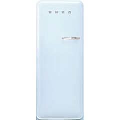 Smeg FAB28LPB5UK Pastel Blue, 60cm 50s Style Left Hand Hinge Fridge with Icebox Pastel Blue