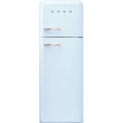 Smeg FAB30RPB5UK Pastel Blue, 60cm 50s Style Right Hand Hinge Freezer over Fridge
