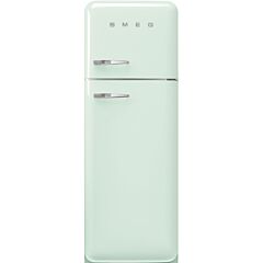 Smeg FAB30RPG5UK Pastel Green, 60cm 50s Style Right Hand Hinge Freezer over Fridge