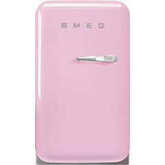 Smeg FAB5LPK5 , cm Pink Small 50s Style Left Hand Hinged Minibar