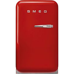 Smeg FAB5LRD5 , 40cm Small 50s Style left Hand Hinged Minibar Red