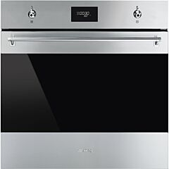 Smeg SFP6301TVX Stainless Steel, 60cm Classic Pyrolytic Multifunction Single Oven