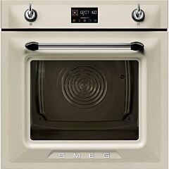 SOP6902S2PP 60cm Victoria Pyrolytic Steam Single Oven Cream