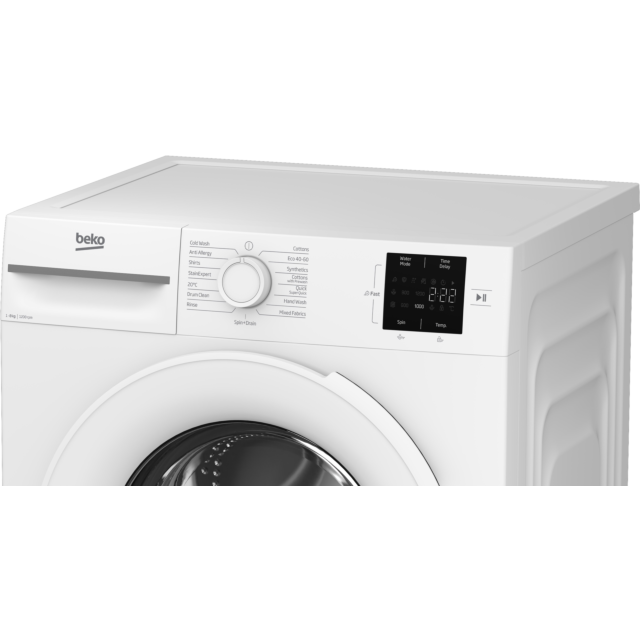 Beko BMN3WT3821W  8kg 1200 Spin RecycledTub Washing Machine - White
