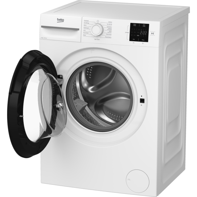 Beko BMN3WT3821W  8kg 1200 Spin RecycledTub Washing Machine - White