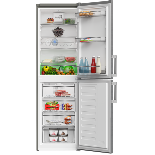 Blomberg KGM4574V , 54cm 50/50 Frost Free Fridge Freezer - White
