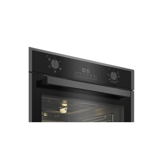 Blomberg ROEN9202DX 59.4cm Built In Electric Single Oven - Dark Steel