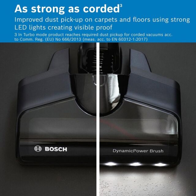 Bosch BCS711GB Unlimited 7 Cordless Vacuum Cleaner - 40 Minutes Run Time - Dark Granite